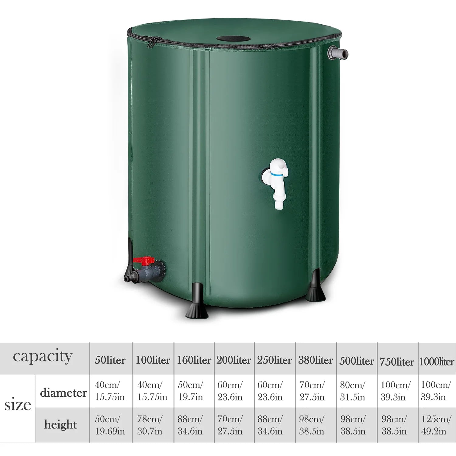 Portable Collapsible Rain Water Storage Tank