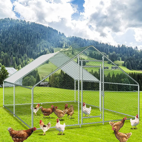 Large Metal 3x4M Chicken Run
